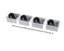 FEDERAL INDUSTRIES 800-9300-LEG RECESSED CASTER KIT- VRSS4878S