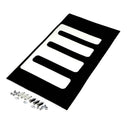 FLEXESERVE 00023603 ZONE 4 TIER LH GLASS END PANEL - 14MM SQUARE