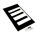FLEXESERVE 00023604 ZONE 4 TIER RH GLASS END PANEL - 14MM SQUARE