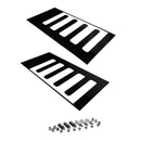 FLEXESERVE 00023605 ZONE 5 TIER LH GLASS END PANEL - 14MM SQUARE