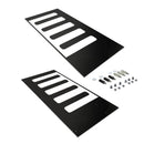 FLEXESERVE 00023606 ZONE 5 TIER RH GLASS END PANEL - 14MM SQUARE