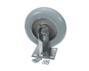 FORBES INDUSTRIES 1641-RC 8-INCH CUSHION GRAY NON-MARKING WHEEL