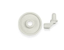 FRIGIDAIRE 5300809640 WHEEL & BRACKET ASSEMBLY LOWER RAC