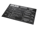 GILES 64454 LABEL AIR FILTER MAINTENANCE VH UNITS