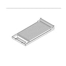 GARLAND 4602440 GROOVED LOWER BROILER PL ATE