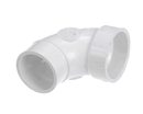 GLASTENDER 01000771 ELBOW WHITE PVC 1-1/2 IPS D