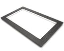GLASTENDER 06001603 DOOR GLASS BLACK VINYL FRAME NARROW DOOR COOLER