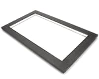 GLASTENDER 06001603 DOOR GLASS BLACK VINYL FRAME NARROW DOOR COOLER