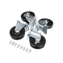 CECILWARE 410-00190 CASTERS SET (2 FIX 2 SWIVEL