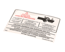 CECILWARE 70248 LABEL WARNING A546-213