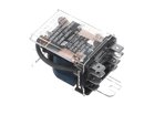 CECILWARE 83106 RELAY 30AMP 240VAC COIL DPDT