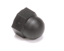 CECILWARE A4410 NUT 1/4-20 ACORN CAP BLK NYL