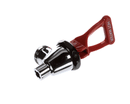 CECILWARE A537-053R MODEL ES FAUCET W/ RED HANDLE