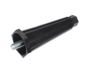 CECILWARE A545-004 LEG 4 BLACK PLASTIC HEX TOE