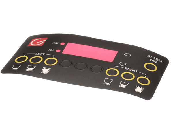 GRINDMASTER A546-458 DECAL TWIN PB URN TOUCHPAD