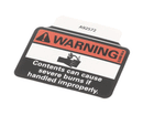 GRINDMASTER A92572 DECAL WARNING SPLASH