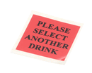 CECILWARE NL12AL LABEL SELECT DRINK