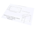 CECILWARE W0601020 INSTALLATION SHEET HOLE PLUG