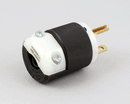 HUBBELL 5666C STR BLADE PLUG 208V NEMA6-15P
