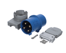 HUBBELL A460P9-PS IEC PLUG 3P4W 60A 3P 250V LOWPROFILE