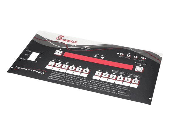 HENNY PENNY 168300 HYBRID CONTROL DECAL