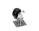 HESTAN COMMERCIAL 001227 CASTER; SWIVEL; ADJUSTABLE; 3-INCH ; W/ BRAKE