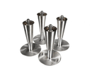 HOSHIZAKI LP-6FLANGE LP-6-INCH STAINLESS FLANGED LEG SET OF 4