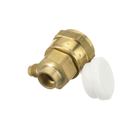 ICE-O-MATIC 9091001-10 COUPLING HALF W/VALVE 1/2