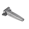 KASON 1245-000124 HINGE BRUSHED CHROME 1-1/2