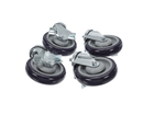 KROWNE 28-141S THREADED STEM CASTER; SWIVEL WITH BRAKE;
