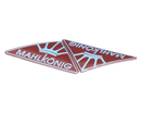 MAHLKONIG 703808 MAHLK?NIG TRIANGLE STICKER RED; 2 PCS; E