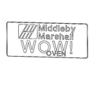 MIDDLEBY MARSHALL 60717 LBL MM WOW LOGO PLASTIC