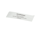 MIDDLEBY MARSHALL P920152 INSTRUCTION LABEL
