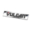 VULCAN 00-957916-00001 NAMEPLATE VULCAN 7-1/4