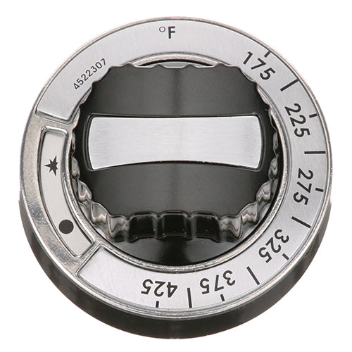 GARLAND 4526698 THERMOTAT GRIDDLE KNOB ASSEMBLY DEG.F-