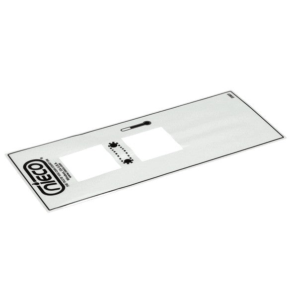 NIECO 22827 LABEL CONTROL BOX TEMP SPEED