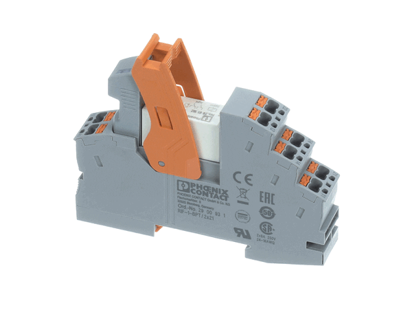 NU-VU 50-1596 RELAY MODULE DPDT 8A 24VDC