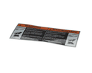 OLIVER 6402-3010 NAMEPLATE-WARNING BILINGUALL