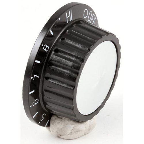 APW 2R-8730710 KNOB APPLIANCE BLACK W/INSERT