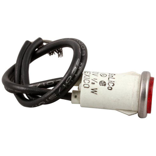 BAKERS PRIDE P1168A INDICATOR LAMP; RED 1/2;250V;1