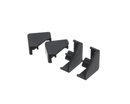 PARAGON 512107 POPCORN BLACK ENDCAPS (4