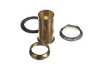 QUEST METAL WORKS 21-WASTE15 WASTE - CORNER (1 1/2-IN ) C/W NUT & GASKET