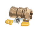 QUEST METAL WORKS 23-BVB07BM DRAIN VALVE (3/4-IN ) C/W WING HANDLE