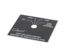 QUEST METAL WORKS 28-QGCFANC FAN DECAL (HI-LO STICKER)