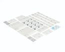 RANCILIO 10705357 SET SERVICE STICKERS