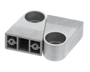 COMPONENT HARDWARE P49-1010 BRUSHED ALUM BAR PULL BRACKETS