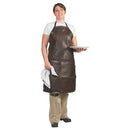 SAN JAMAR 604VBA-BR APRON BIB VINYL BROWN