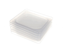SAN JAMAR MPL166PK 1/6-SIZE TRANSLUCENT LID - 6 / PK