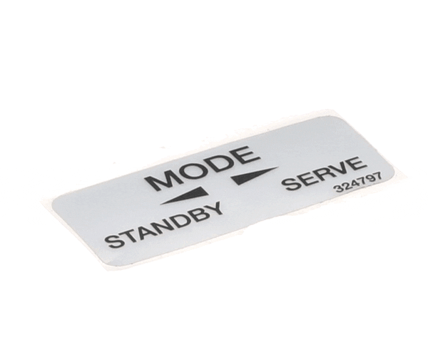 STOELTING 324797 DECAL; STANDBY/SERVE