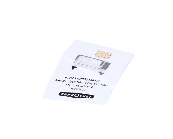 TURBOCHEF NGC-1181-51 SMART CARD INGLES SUPERMARKET